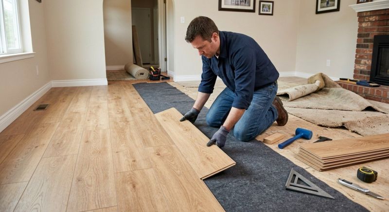 Laminate Floor Remodeling in Toccoa, GA