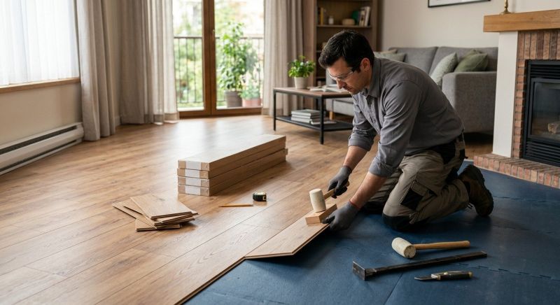 Laminate Floor Replacement in Tiger, GA