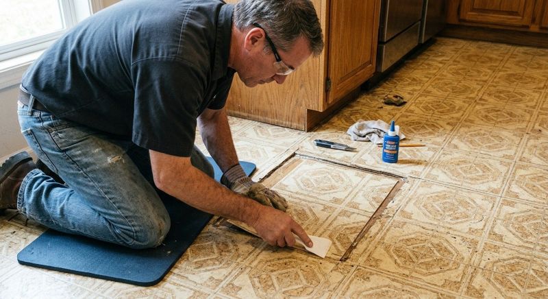 Linoleum Floor Installation in Franklin County, GA