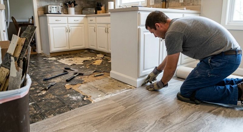 Linoleum Floor Installation in Lavonia, GA