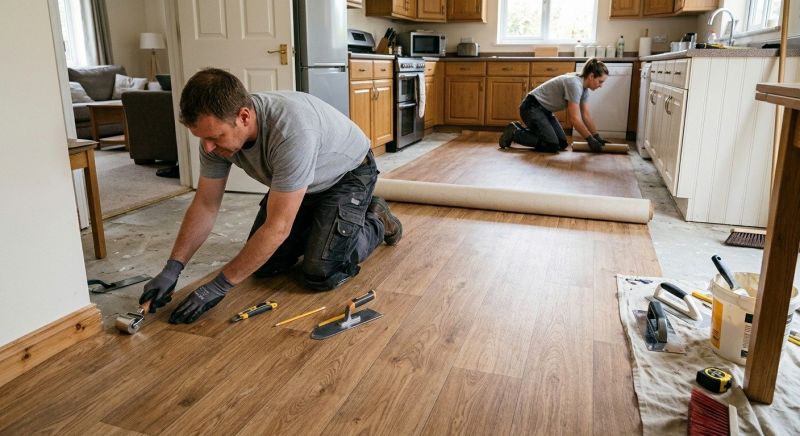 Linoleum Flooring Replacement in Toccoa, GA