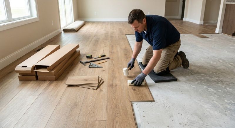 Luxury Vinyl Tile Installation in Clarkesville, GA