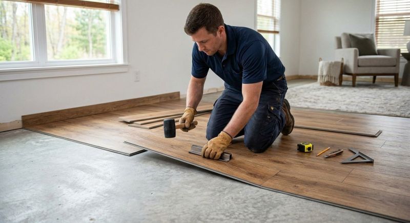 Luxury Vinyl Tile Installation in Lula, GA
