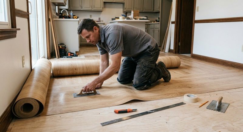 Sheet Flooring Installation in Clayton, GA