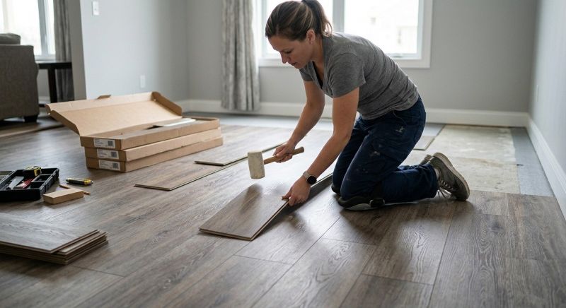 Vinyl Plank Floor Installation in Toccoa, GA