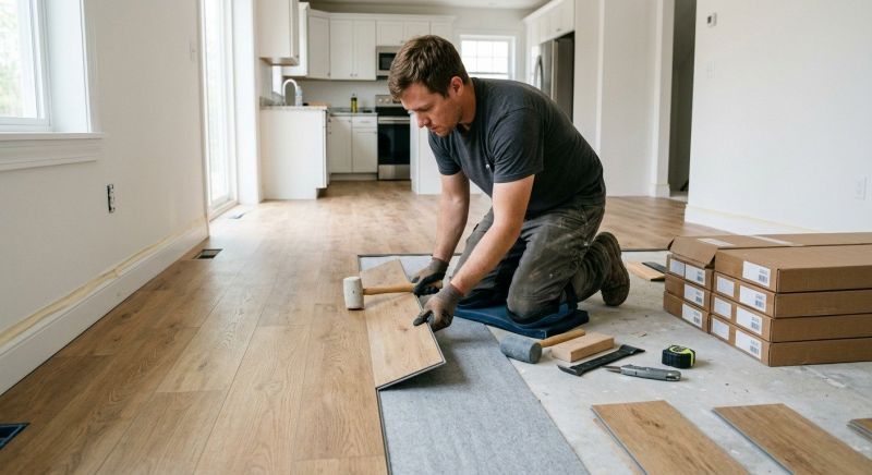 Vinyl Plank Floor Installation in Toccoa, GA